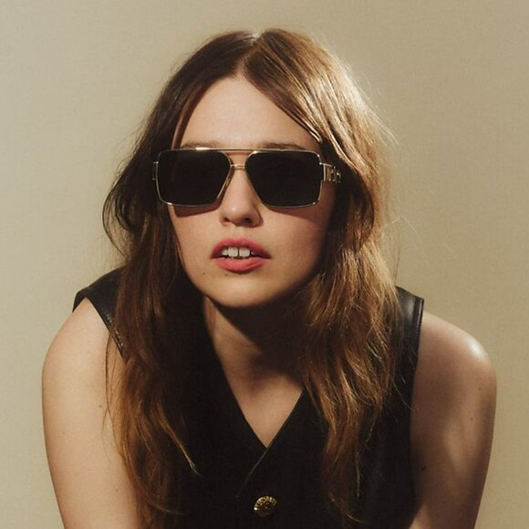 Versace VE2290 Sunglasses – Gold / Dark Grey Metal (100287) - Picture 11 of 11